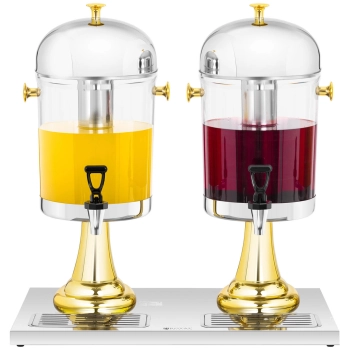  Dyspenser dozownik chłodzący bufetowy do soków napojów podwójny 2 x 8 l - zdj. dodatkowe 3