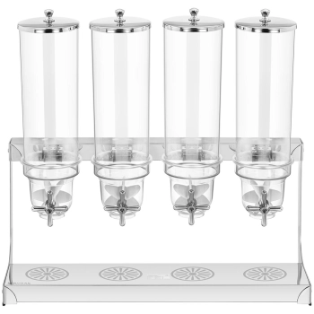  Dozownik dyspenser do produktów sypkich płatków muesli bakalii kawy 4 x 3.5 l - zdj. dodatkowe 4