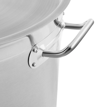  Garnek stalowy z pokrywką miarką do kuchenki indukcyjnej gazowej elektrycznej 170 l - zdj. dodatkowe 2