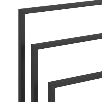  Stojak wieszak na 3 ręczniki wolnostojący podłogowy STAL 45 x 21.5 x 84 cm ciemnoszary - zdj. dodatkowe 4