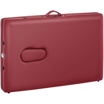  Stół łóżko do masażu drewniane przenośne składane Toulouse Red do 227 kg czerwone - zdj. dodatkowe 3