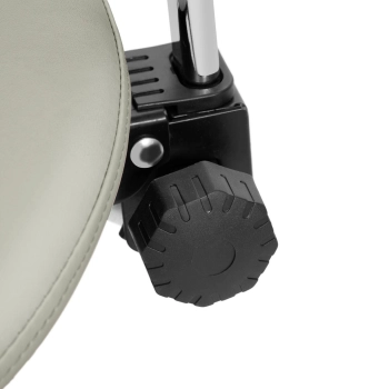  Krzesło kosmetyczne siodłowe z oparciem obrotowe regulowane MANNHEIM GREY szare - zdj. dodatkowe 2