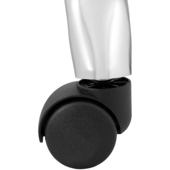  Krzesło kosmetyczne siodłowe z oparciem obrotowe regulowane MANNHEIM GREY szare - zdj. dodatkowe 3