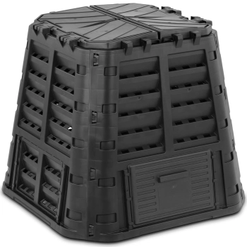  Kompostownik ogrodowy na odpadki organiczne 69 x 69 x 82 cm 480 l - zdj. dodatkowe 1