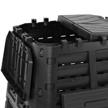  Kompostownik ogrodowy na odpadki organiczne 69 x 69 x 82 cm 480 l - zdj. dodatkowe 3