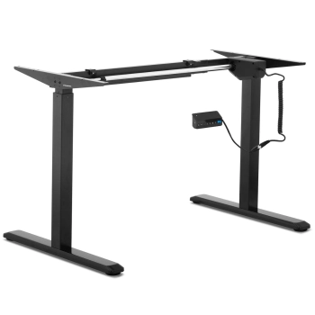  Stelaż rama biurka z elektryczną regulacją wysokości 73-123 cm do 80 kg CZARNY - zdj. dodatkowe 1