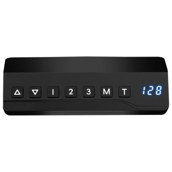  Stelaż rama biurka z elektryczną regulacją wysokości 73-123 cm do 80 kg CZARNY - zdj. dodatkowe 2