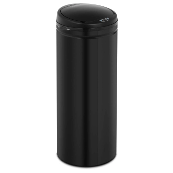  Kosz na śmieci automatyczny bezdotykowy z pojemnikiem i czujnikiem ruchu zasięg 30 cm 50 l CZARNY - zdj. dodatkowe 1