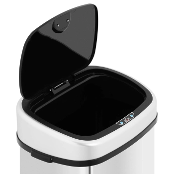  Kosz na śmieci automatyczny bezdotykowy prostokątny z czujnikiem ruchu 30 cm 68 l - zdj. dodatkowe 2