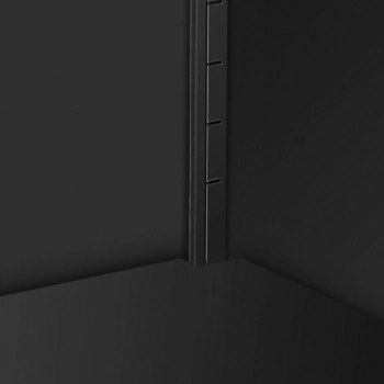  Szafka metalowa biurowa na dokumenty akta z zamkiem na klucz 2-półkowa ANTRACYTOWA - zdj. dodatkowe 3