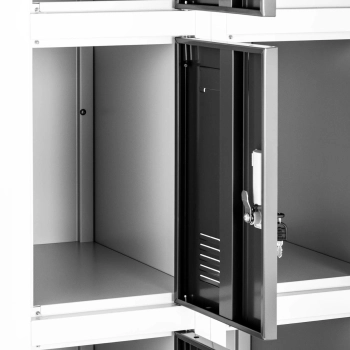  Szafa skrytkowa socjalna śniadaniowa metalowa zamykana na klucz 12 szafek - zdj. dodatkowe 2