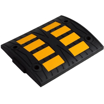  Próg podrzutowy zwalniający gumowy środkowy szer. 480x395x60mm - zdj. dodatkowe 1