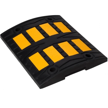  Próg podrzutowy zwalniający gumowy środkowy szer. 480x395x60mm - zdj. dodatkowe 2