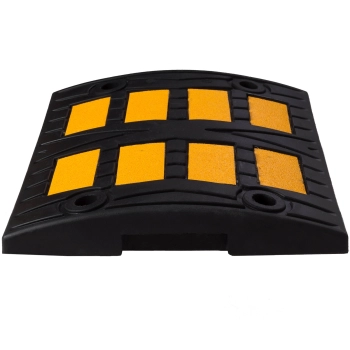  Próg podrzutowy zwalniający gumowy środkowy szer. 480x395x60mm - zdj. dodatkowe 5