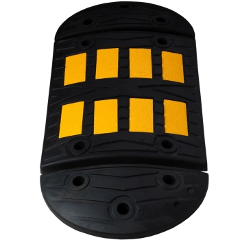  Próg podrzutowy zwalniający gumowy środkowy szer. 480x395x60mm - zdj. dodatkowe 7