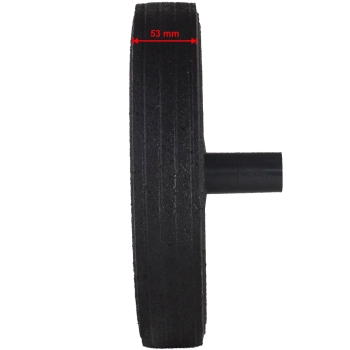  Koło kółko do kubła kontenera na odpady gumowe śr. 300mm - zdj. dodatkowe 6