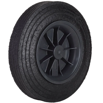  Koło kółko do kubła kontenera na odpady gumowe śr. 200mm - zdj. dodatkowe 2