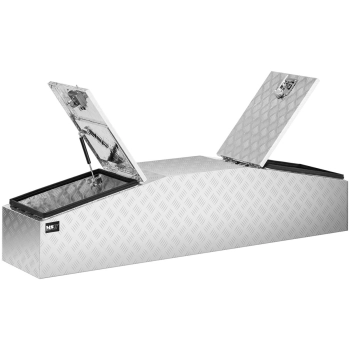  Skrzynka narzędziowa transportowa aluminiowa zamykana na klucz 280 l 177 x 40 x 40 cm - zdj. dodatkowe 3