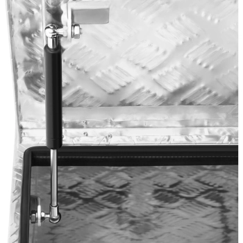  Skrzynka narzędziowa transportowa aluminiowa zamykana na klucz 280 l 177 x 40 x 40 cm - zdj. dodatkowe 4