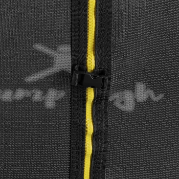  Trampolina ogrodowa z siatką i osłoną na sprężyny śr. 305 cm do 100 kg czarno-szara - zdj. dodatkowe 4