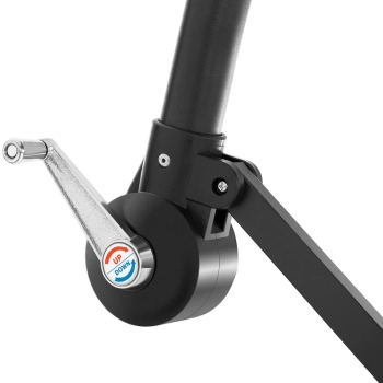  Parasol ogrodowy na wysięgniku okrągły uchylny śr. 300 cm niebieski - zdj. dodatkowe 9