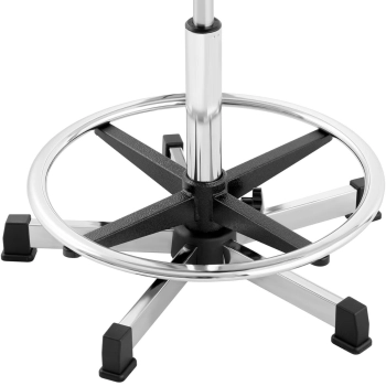  Krzesło robocze warsztatowe z oparciem podnóżkiem ze sklejki CHROM do 120 kg 550-800 mm - zdj. dodatkowe 3