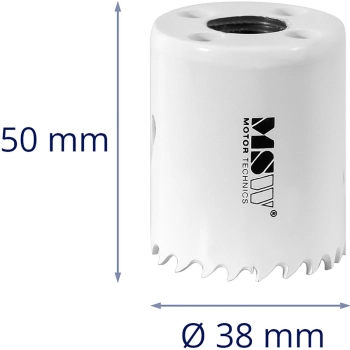  Otwornica bimetalowa wiertło do metalu drewna tworzyw sztucznych śr. 38 mm - zdj. dodatkowe 3