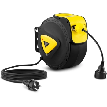  Automatyczny przedłużacz elektryczny na bębnie zwijaku 20 m + 3 m - zdj. dodatkowe 1