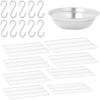  Wędzarnia elektryczna piec do wędzenia 8 rusztów 147 l 1000 W - zdj. dodatkowe 8