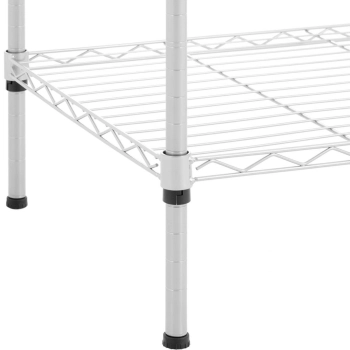  Regał druciany na ubrania do garderoby szatni 7 półek 4 drążki 189 x 45 x 196 cm do 210 kg - zdj. dodatkowe 2