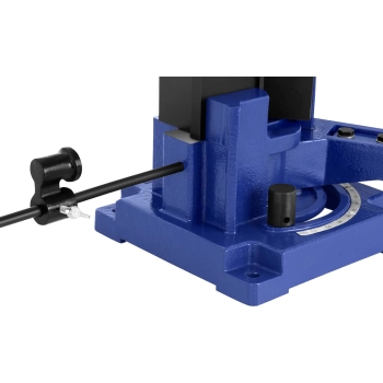  Giętarka zaginarka do blachy ręczna z kątomierzem szer. 100 mm kąt do 120 STAL - zdj. dodatkowe 4