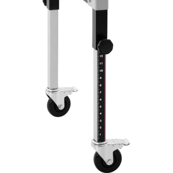  Podajnik stół rolkowy transportowy składany 9 rolek do 130 kg 145 x 59 x 96 cm - zdj. dodatkowe 2