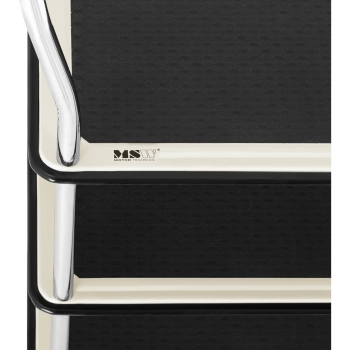  Wózek półkowy transportowy z uchwytami 2 półki do 120 kg 72 x 43 cm - zdj. dodatkowe 5