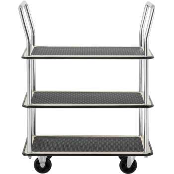  Wózek półkowy transportowy z uchwytami 3 półki do 150 kg 72 x 43 cm - zdj. dodatkowe 5
