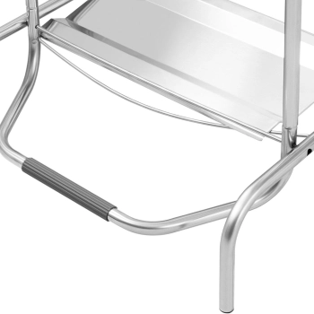  Stojak stelaż na worki na śmieci odpady z pedałem nożnym STAL - zdj. dodatkowe 2