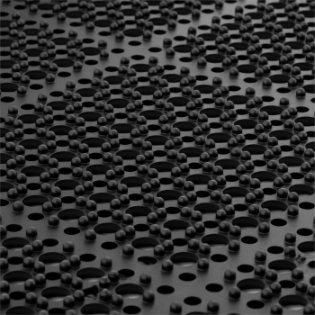  Mata wycieraczka gumowa antypoślizgowa ażurowa 92 x 92 x 1 cm - zdj. dodatkowe 3