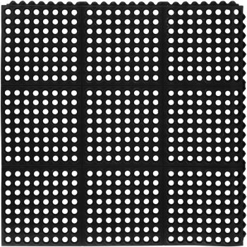  Mata wycieraczka gumowa antypoślizgowa ażurowa 92 x 92 x 1 cm - zdj. dodatkowe 4