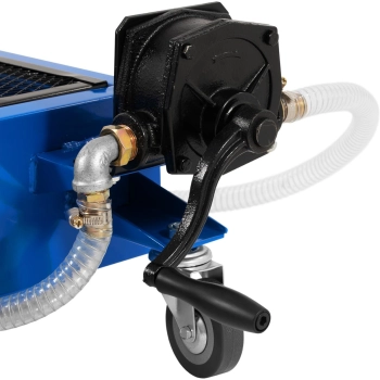  Zlewarka wózek podłogowy do wymiany oleju z pompą ręczną 20l/min 55 l - zdj. dodatkowe 2