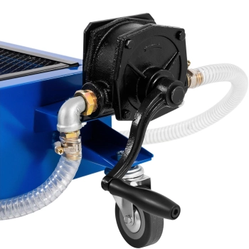  Zlewarka wózek podłogowy do wymiany oleju z pompą ręczną 20l/min 65 l - zdj. dodatkowe 2