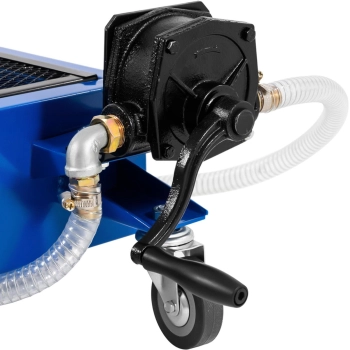  Zlewarka wózek podłogowy do wymiany oleju z pompą ręczną 20l/min 75 l - zdj. dodatkowe 2