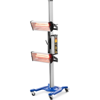  Promiennik podczerwieni warsztatowy lakierniczy do suszenia karoserii na statywie 2 x 1000 W - zdj. dodatkowe 1