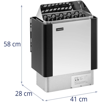  Piec do sauny elektryczny 8-12 m3 do 110C 400 V 8 kW - zdj. dodatkowe 7