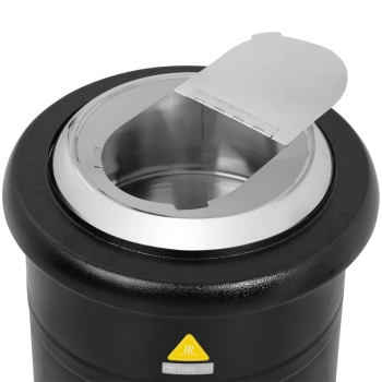  Kociołek termos garnek elektryczny do zupy 13 l 600 W czarny - zdj. dodatkowe 4