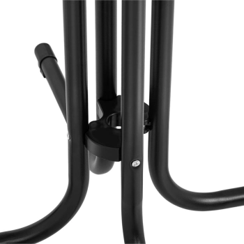  Stół stolik barowy okrągły wysoki składany śr. 70 cm wys. 110 cm czarny - zdj. dodatkowe 4