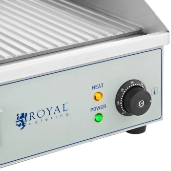  Grill elektryczny płyta grillowa ryflowana podwójna 400 x 730 mm 2 x 2000 W - zdj. dodatkowe 2