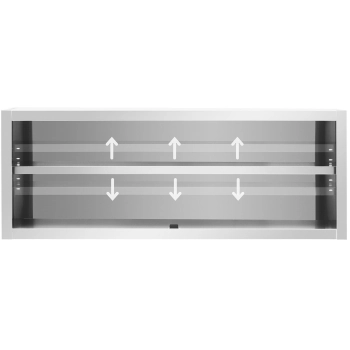  Szafa ścienna gastronomiczna z drzwiami przesuwanymi STAL 160 x 45 x 60 cm - zdj. dodatkowe 2