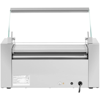  Podgrzewacz grill rolkowy do parówek hot-dogów z szufladą i osłoną - 5 rolek - zdj. dodatkowe 5