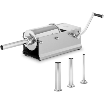  Nadziewarka napełniacz szpryca do kiełbas ręczna pozioma 3 l + 4 lejki - zdj. dodatkowe 1