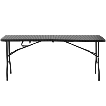 Stół cateringowy ogrodowy składany do 150 kg 1830 x 750 x 740 mm czarny - zdj. dodatkowe 5