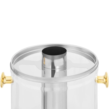  Dyspenser dozownik chłodzący bufetowy do soków lemoniady podwójny 2 x 8 l - zdj. dodatkowe 3